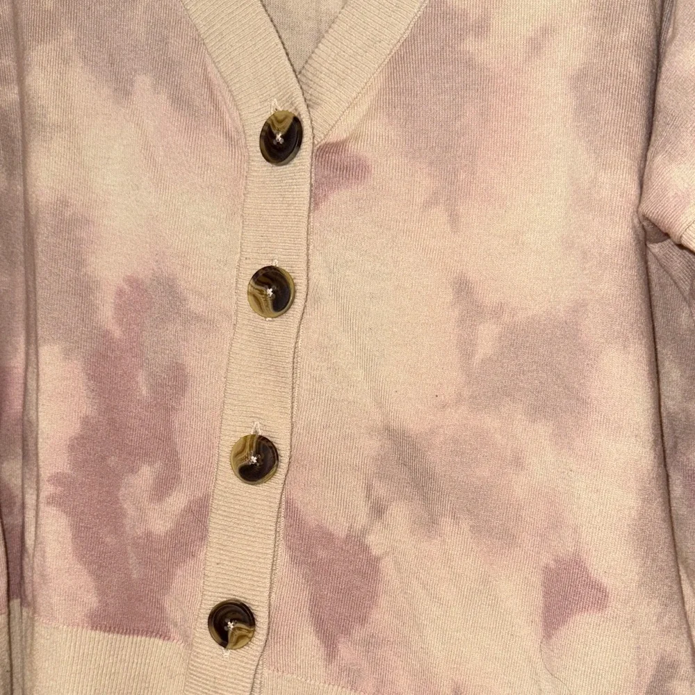 Sanctuary Tie Dye Button Up Cardigan Sweater XL - Picture 2 of 3